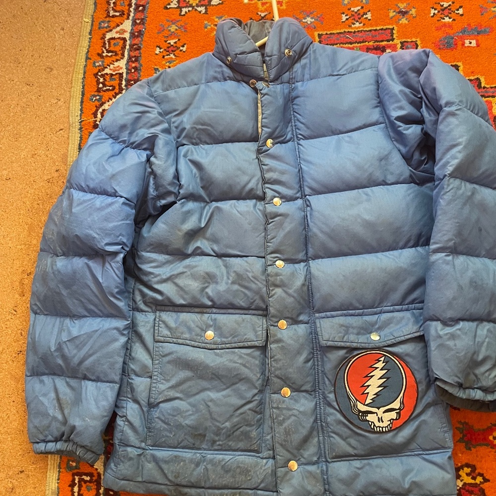 Vintage Distressed REI Down Jacket Mens Medium